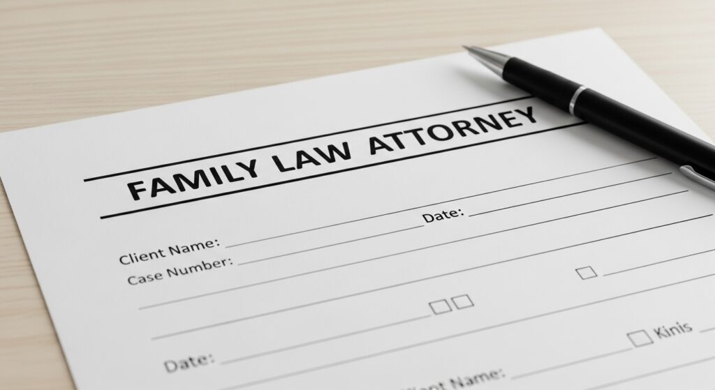 Haslet family law attorney helping a client prepare documents and discuss mediation strategies.