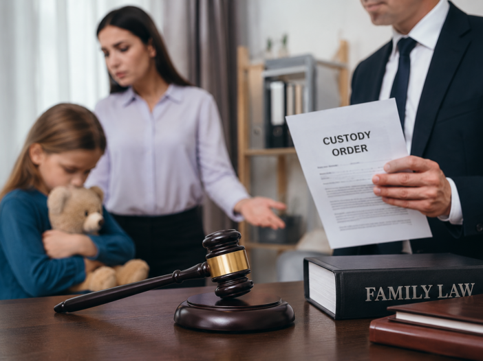Texas family law attorney advising a parent about a child custody order violation