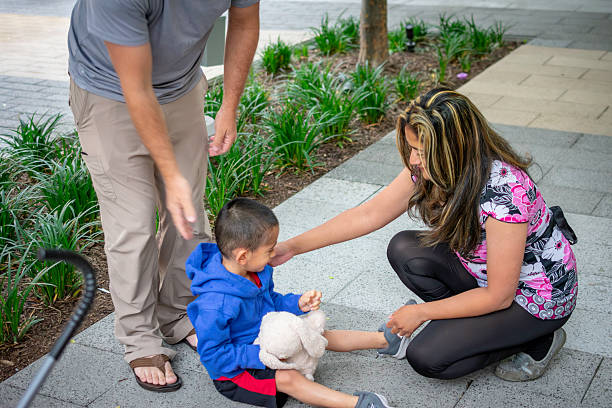 Child meeting with a parent during a custody arrangement in Southlake, TX